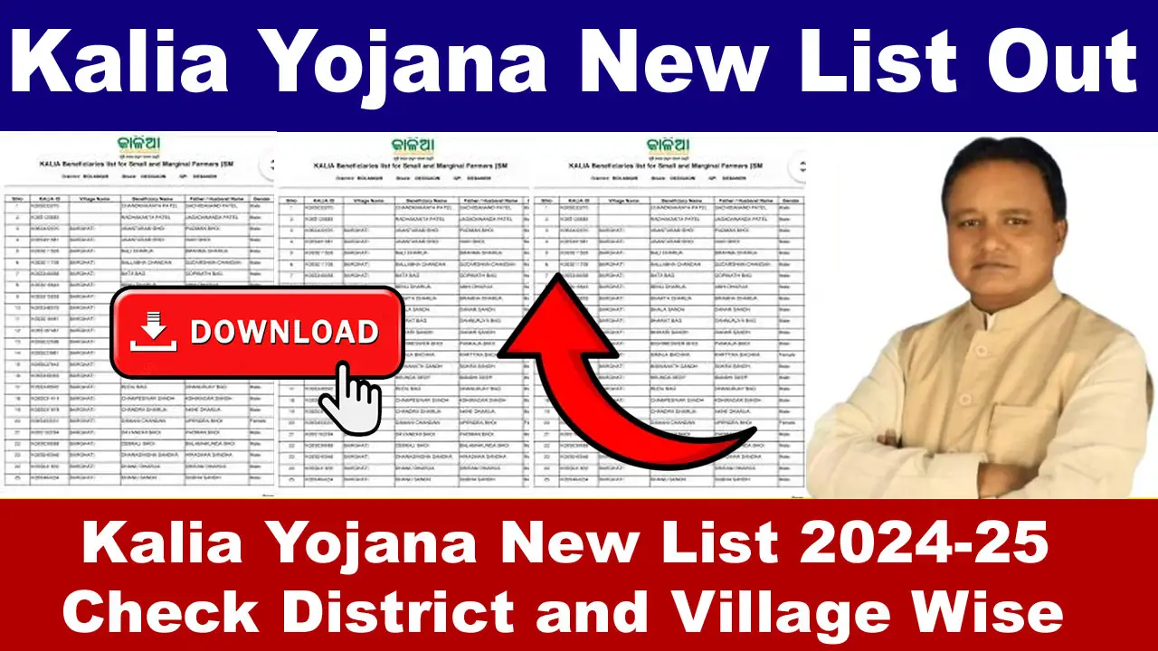 Kalia Yojana New List 2024